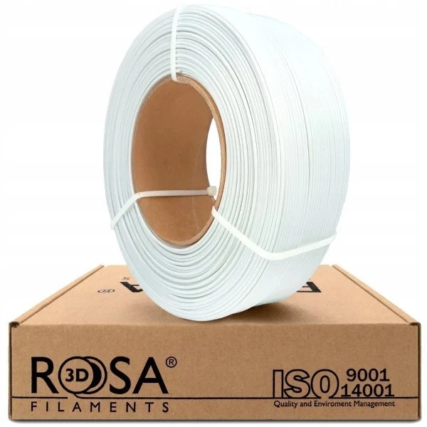 Baltas 1.75mm PLA plastikinis refill siūlas