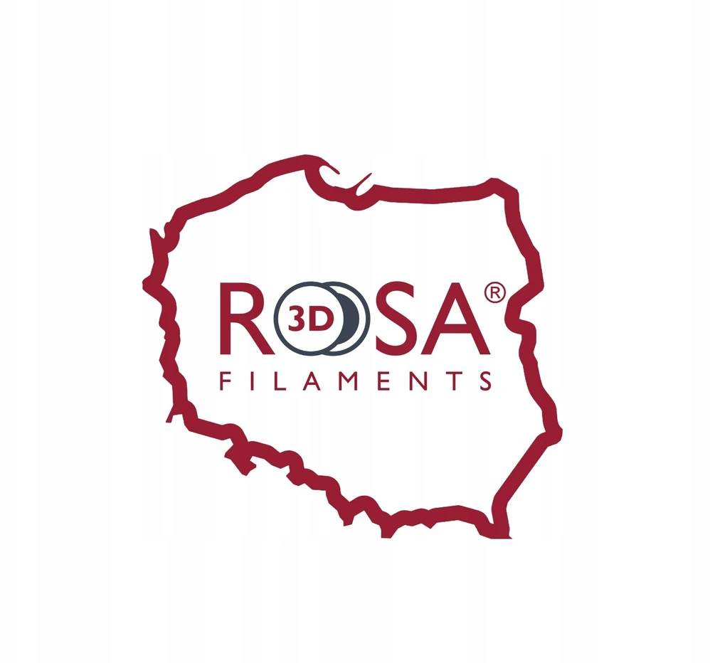 3D plastikas PLA ruda šviesiai 1.75mm 1kg refill pakuotė Rosa3D