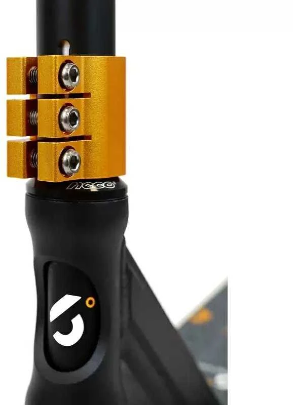 Paspirtukas brightsign Six Degrees Scooter - stunt scooter juodas/auksinis AU 548