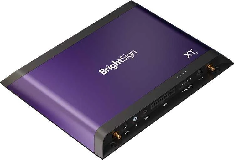 Vaizdo grotuvas Multimedijos grotuvas brightsign BrightSign XT1145 odtwarzacz multimedalny Juodas, Violetinis 8K Ultra HD