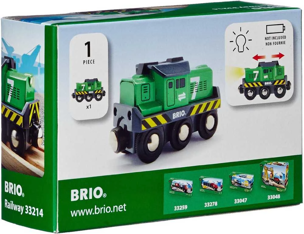Ravensburger BRIO - Krovinių akumuliatorinis lokomotyvas (33214)