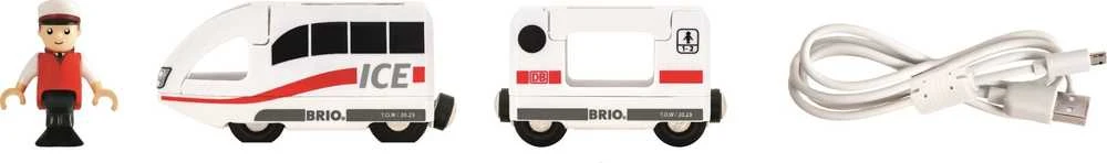 Dėlionė Ravensburger BRIO - ICE įkraunamas traukinys (Pasaulio traukiniai) - (36088)