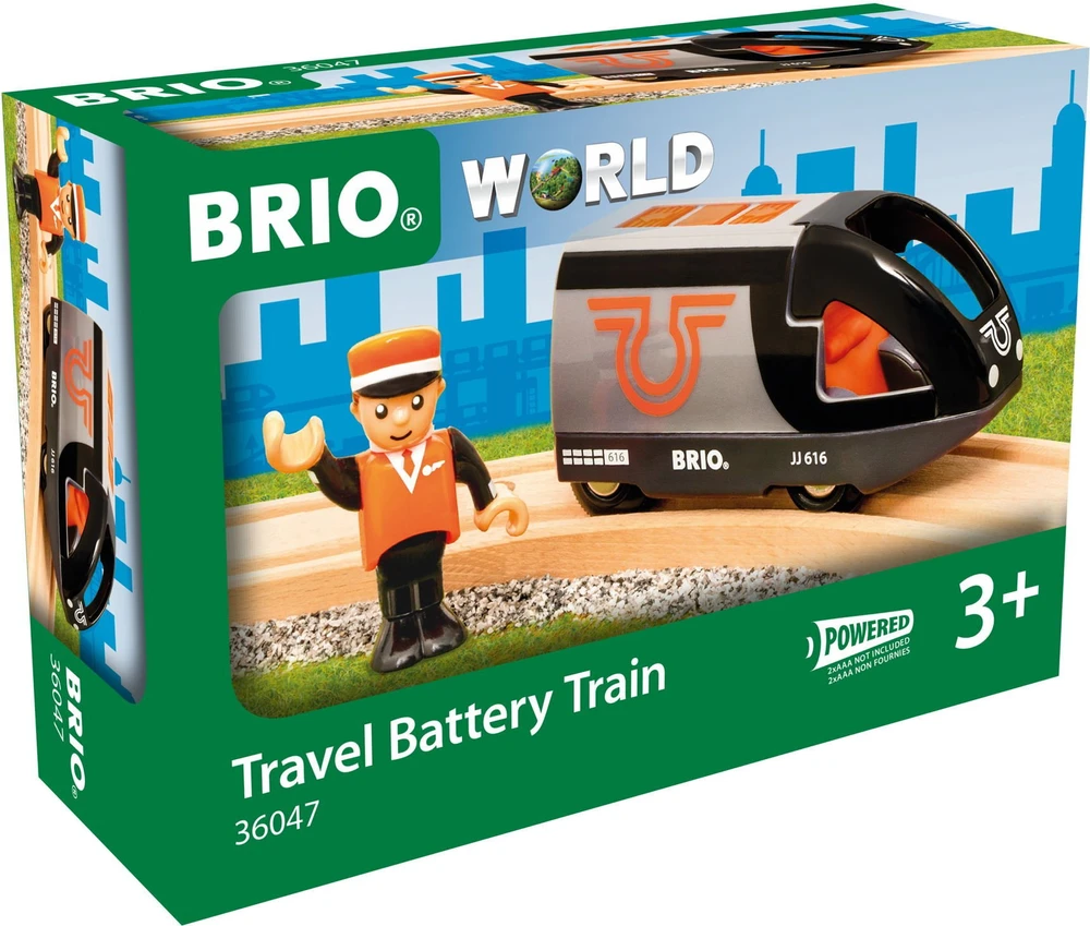 Brio BRIO World oranžinis-juodas passenger train, toy vehicle