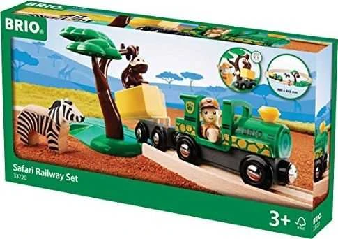 Brio Railway BRIO medinis traukinuko rinkinys Safaris 33720