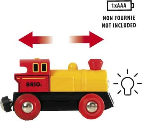 Ravensburger Traukinukas Brio geltonai raudonas