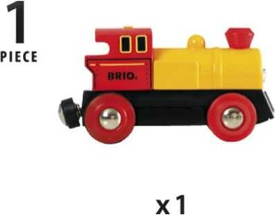 Ravensburger Traukinukas Brio geltonai raudonas