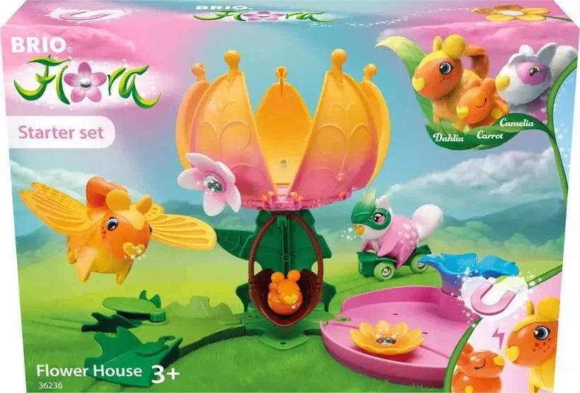 Dėlionė BRIO - Floros gėlių namelis (36236)