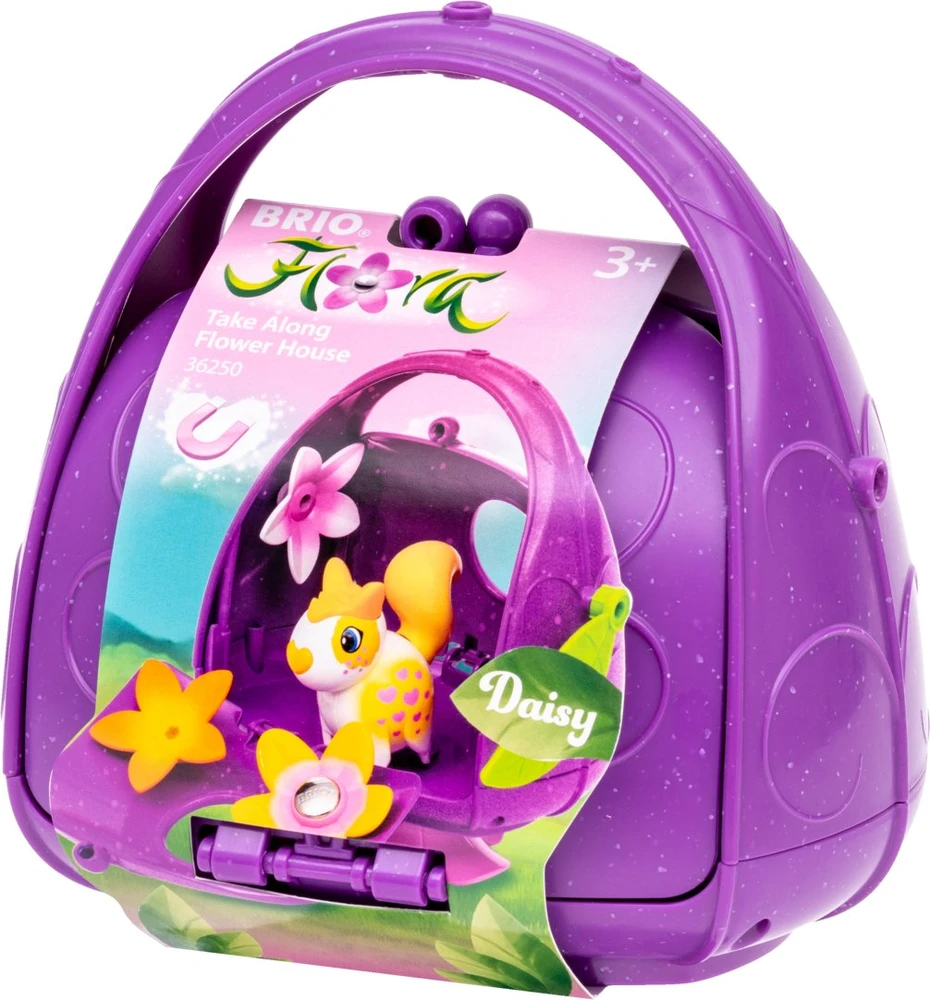 BRIO - Flora - Gėlių namelis su savimi (36250)