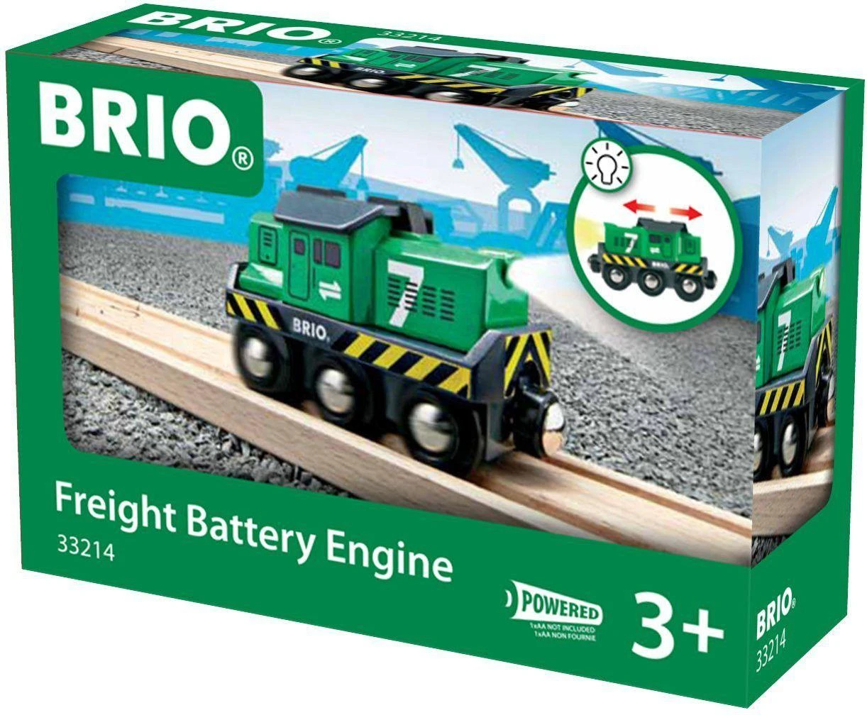 Ravensburger BRIO - Krovinių akumuliatorinis lokomotyvas (33214)