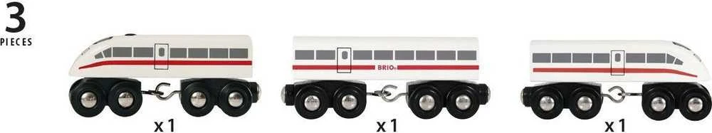 Ravensburger Traukinukas Brio ekspresinis baterijinis modelis