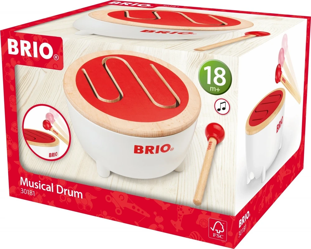 Brio Infant BRIO muzikinis žaislas Drum, 30181