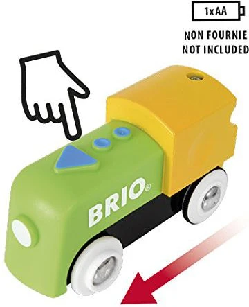 Brio Railway BRIO mano pirmasis traukinukas su baterijomis, 33705