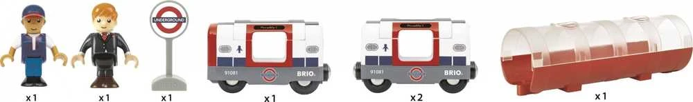 BRIO - Londono metro traukinys (Pasaulio traukiniai) - 36085