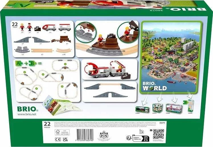 Brio Railway BRIO pradinis kelionių traukinio rinkinys, 36079
