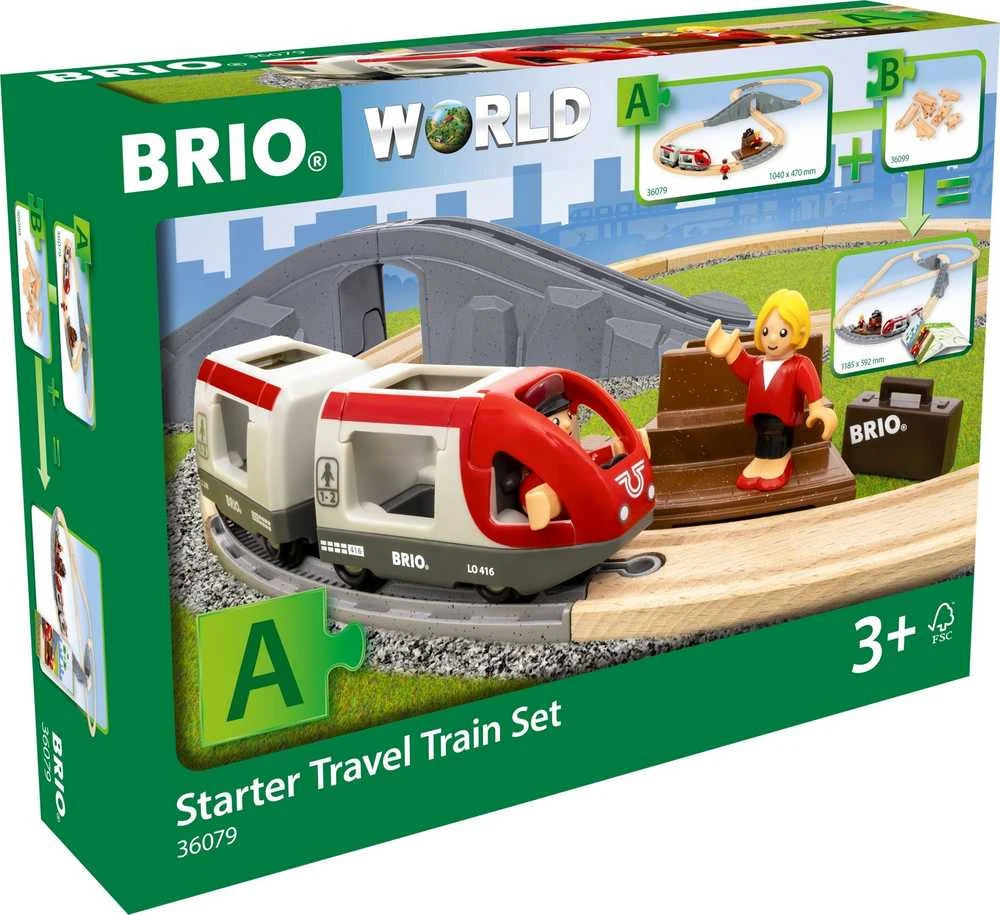 Brio Railway BRIO pradinis kelionių traukinio rinkinys, 36079