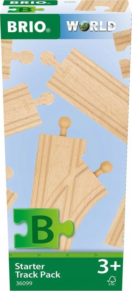 Brio Railway BRIO pradinis takelių rinkinys, 36099