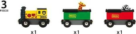 Ravensburger Brio geležinkelis BRIO traukinys Safaris 33722