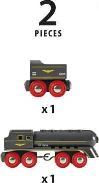 Ravensburger Traukinys Brio Speedy Bullet Train