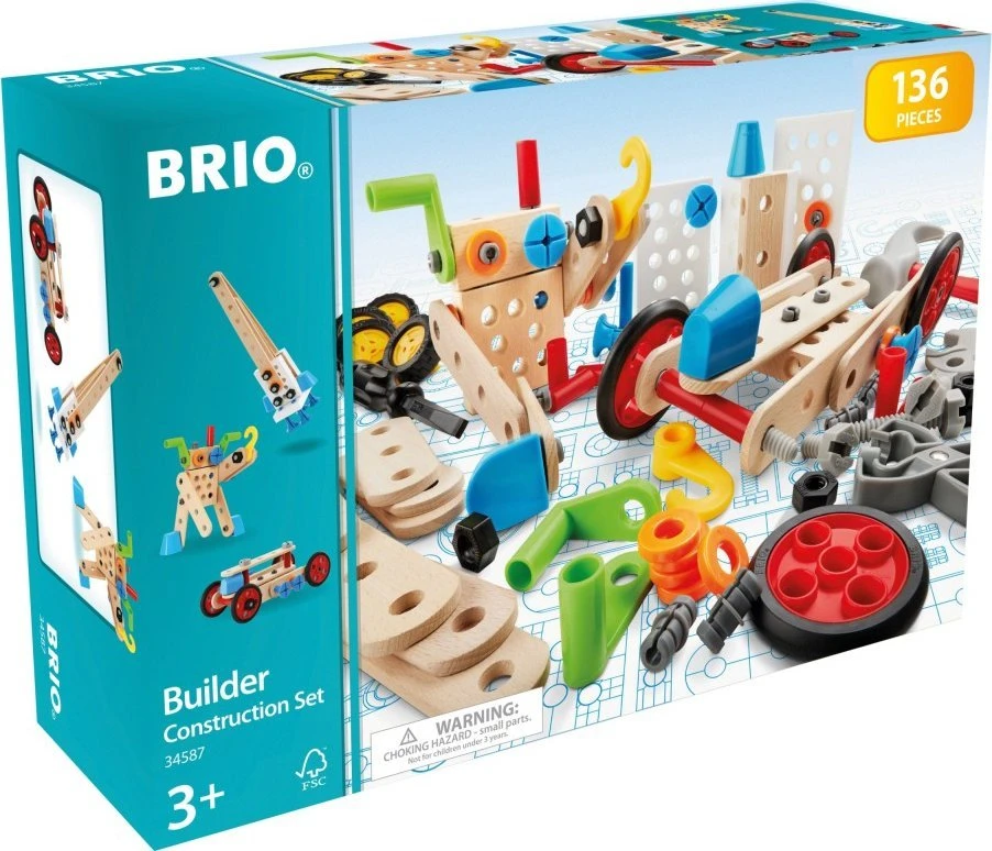 BRIO pradedančiojo statybininko rinkinys #2 Builders 34587