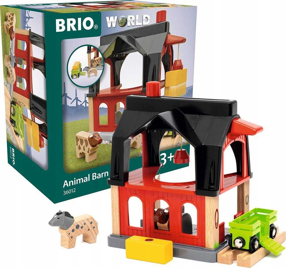 Ravensburger Brio Gyvūnų tvartas, pastatas, 3 metai, įvairiaspalvis