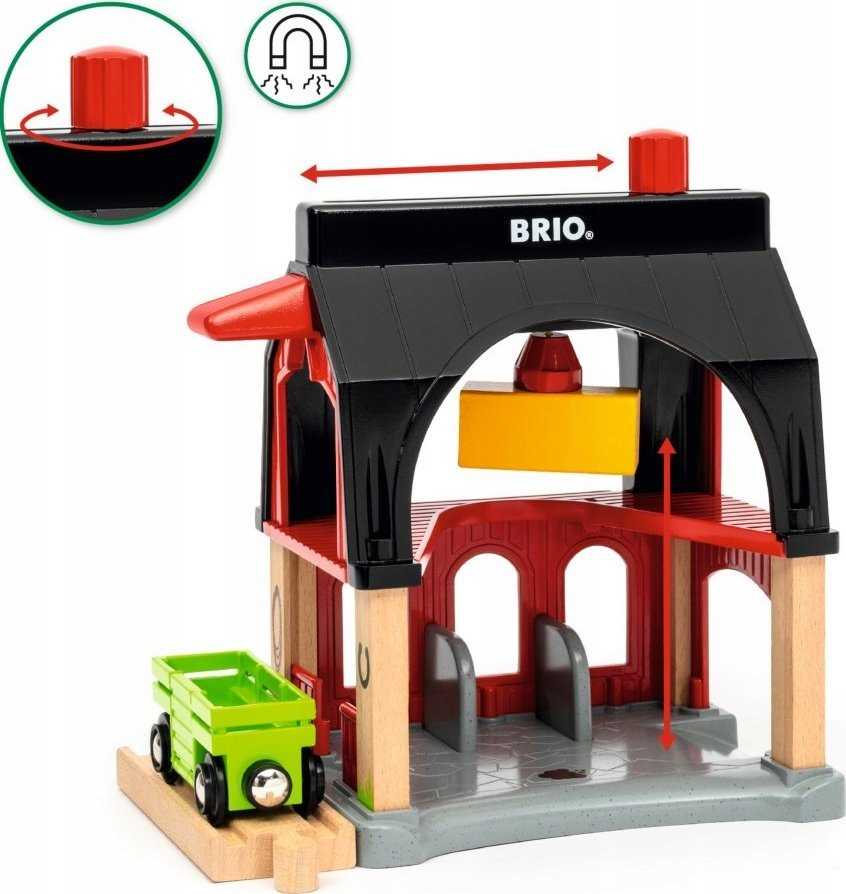 Ravensburger Brio Gyvūnų tvartas, pastatas, 3 metai, įvairiaspalvis