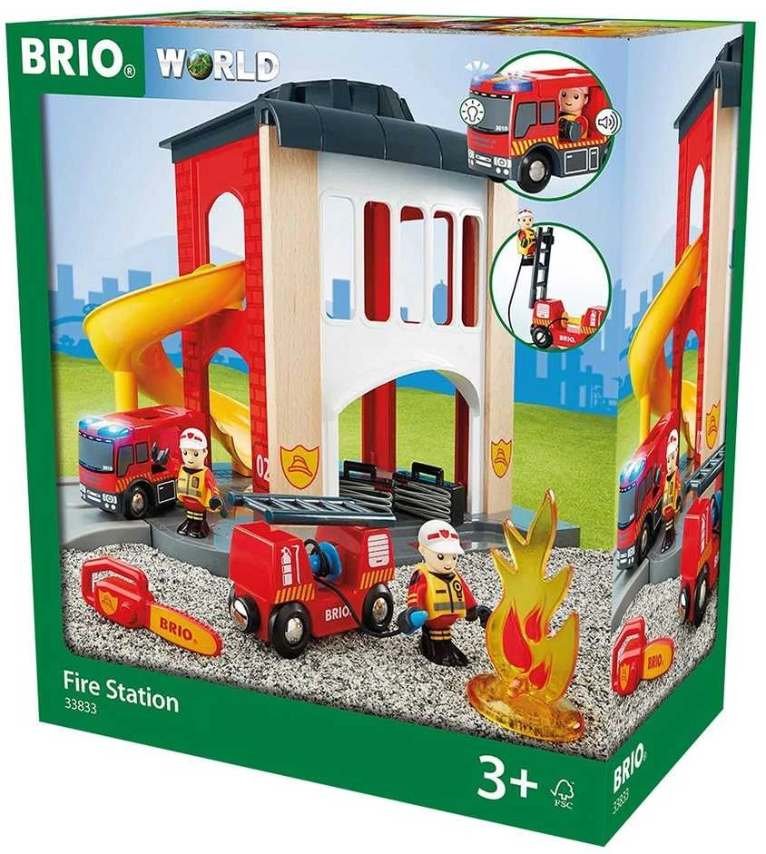 Brio Railway BRIO GELEŽINKELIS Gaisrinės stotis, 33833