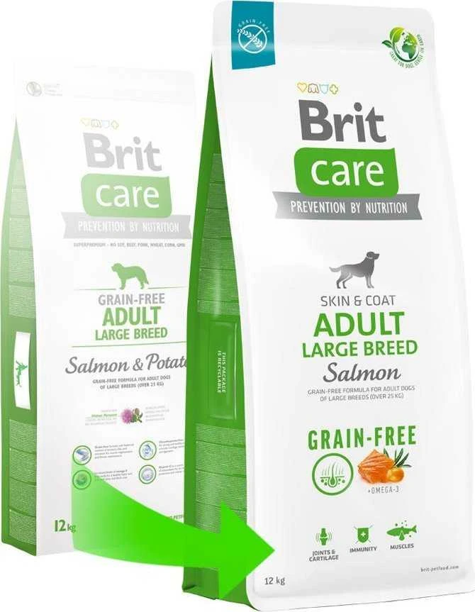 Brit Care GF Adult LB lašiša NEW 12 kg