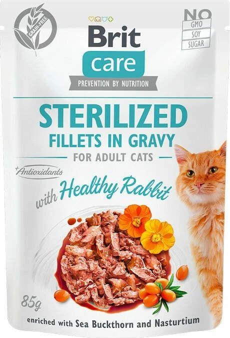 Brit_Care KONS KATĖMS BRITCARE HEALTHY triušiena 85 G
