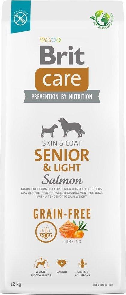 Brit Care GF Senior&Light lašiša 12 kg