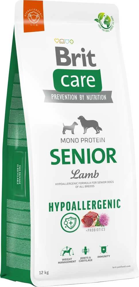 BRIT CARE Dog Senior su ėriena ir ryžiais 12kg