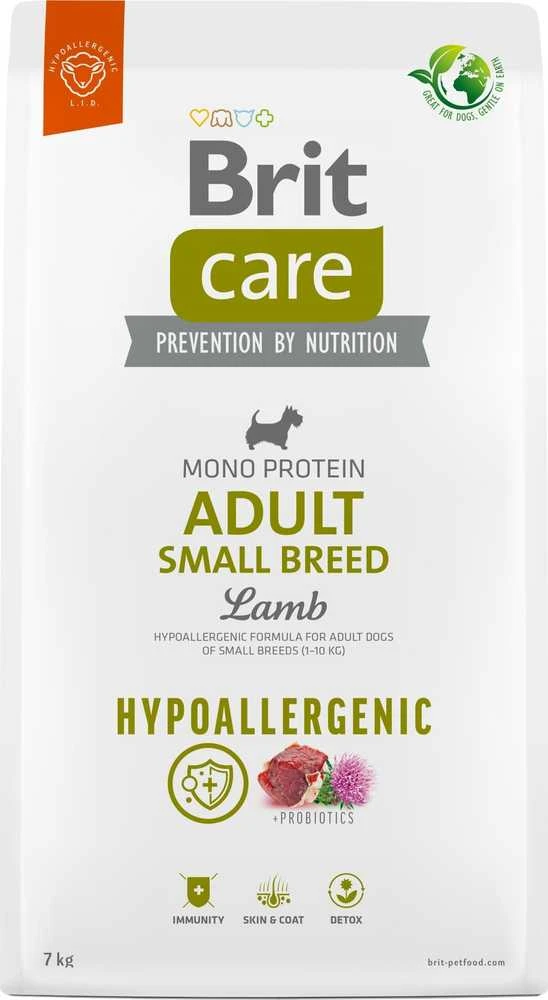 BRIT CARE Dog Adult Small Breed su ėriena ir ryžiais 7,5kg