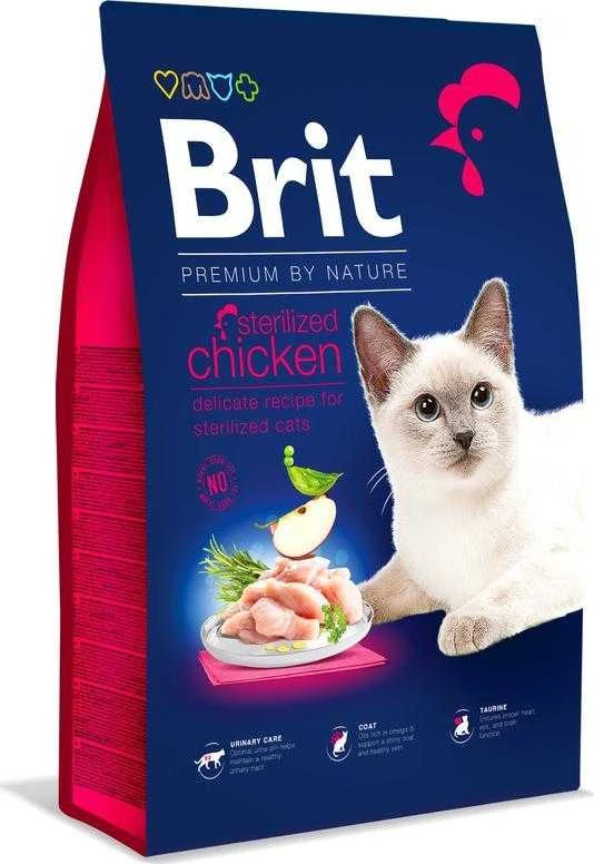 BRIT PREMIUM sterilizuota katė 300g