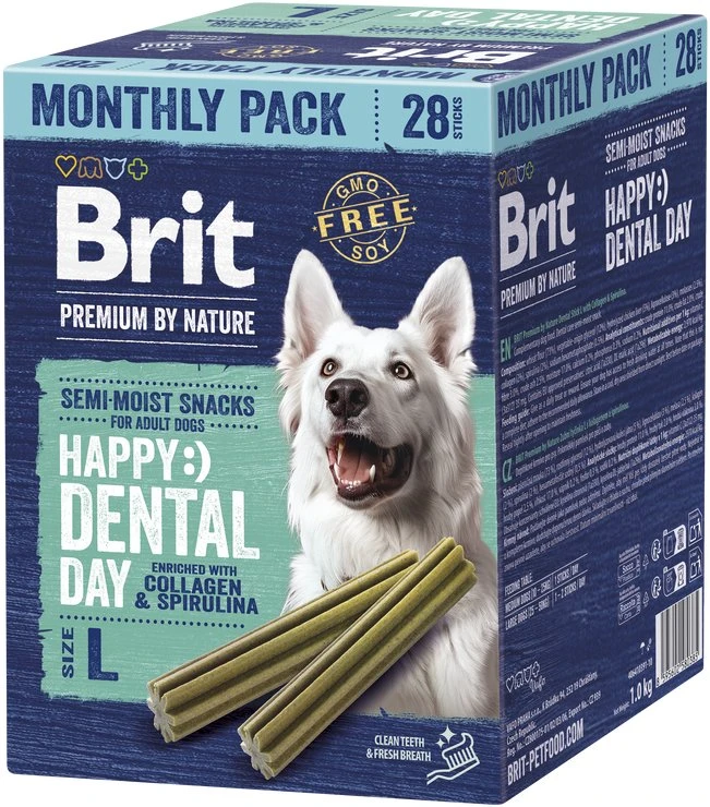 BRIT Premium by Nature Dog Dental snacks L – skanėstas šuniui – 28 vnt.