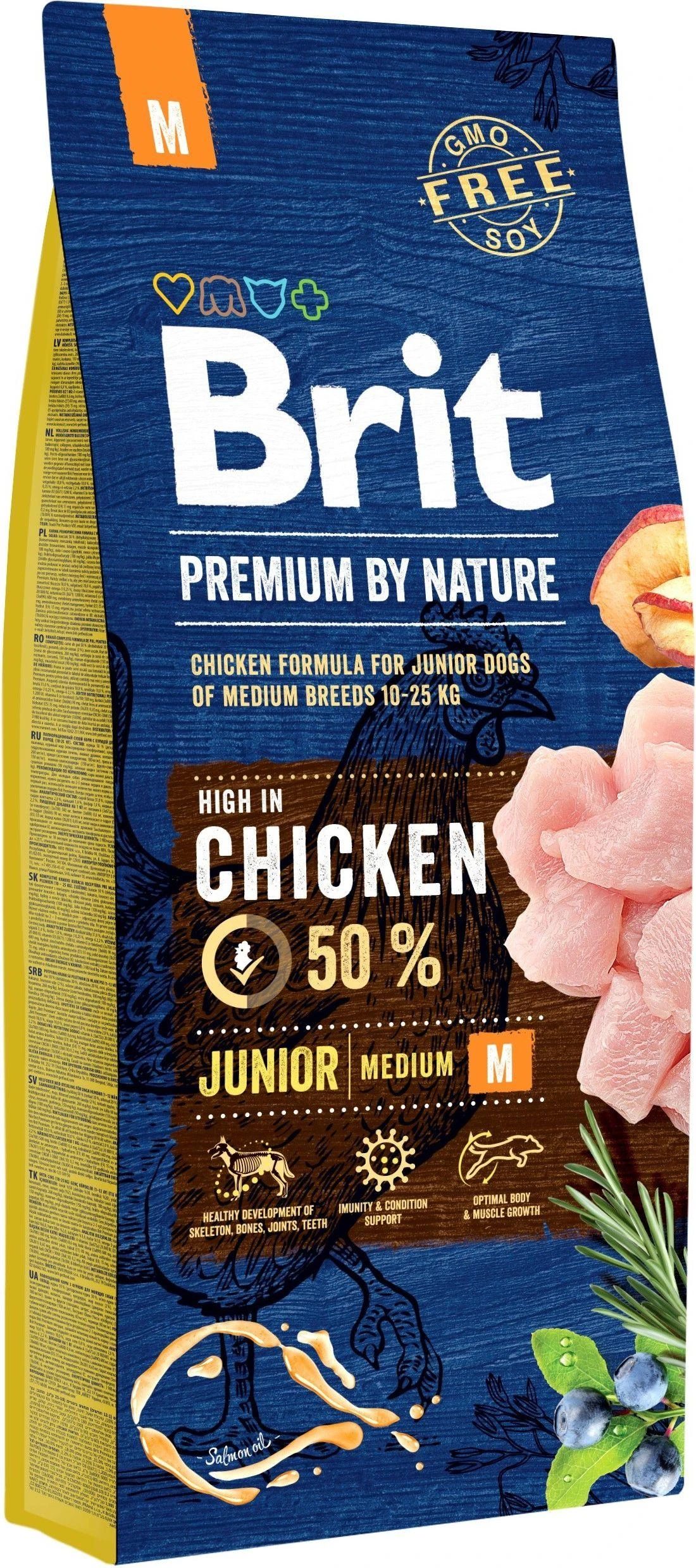 BRIT PREMIUM Dog by Nature Junior M 15kg
