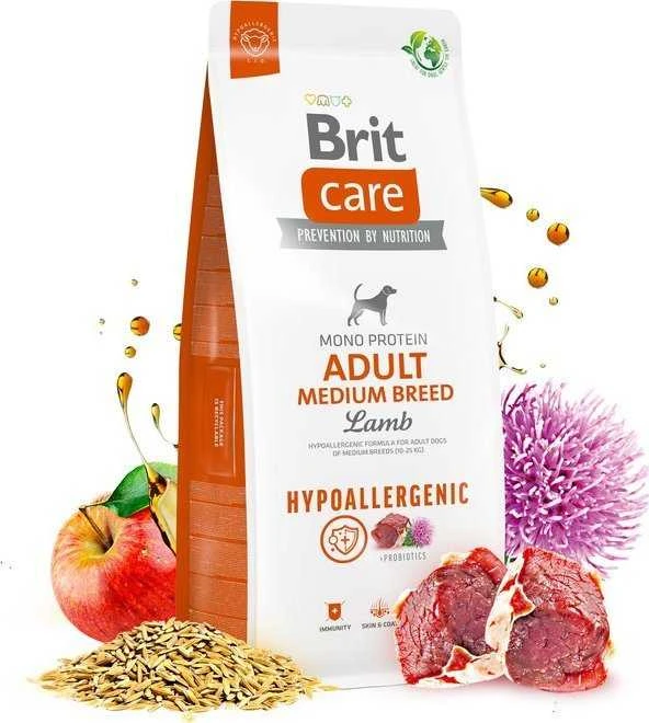 Brit Care HP Adult MB su ėriena ir ryžiais NEW 12 kg