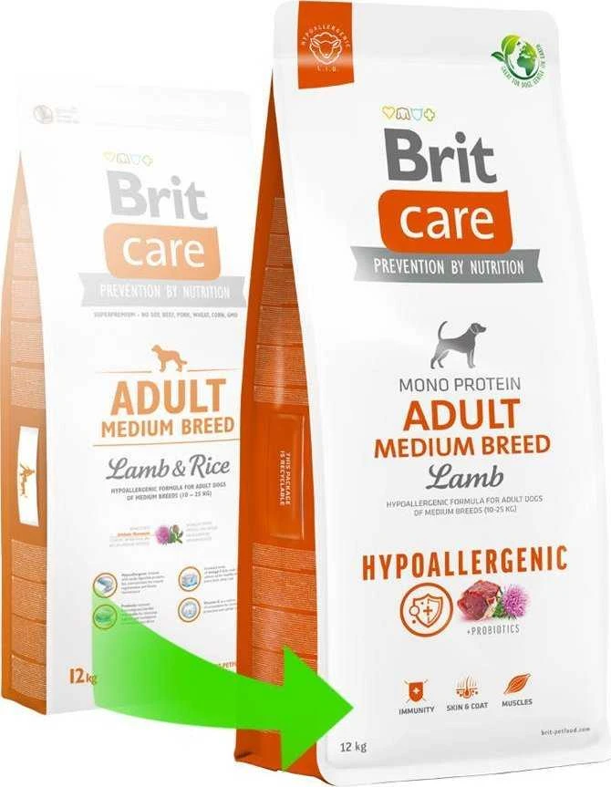 Brit Care HP Adult MB su ėriena ir ryžiais NEW 12 kg