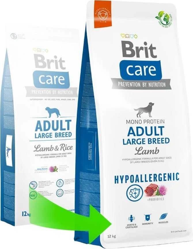 Brit Care HP Adult LB su ėriena ir ryžiais NEW 12 kg