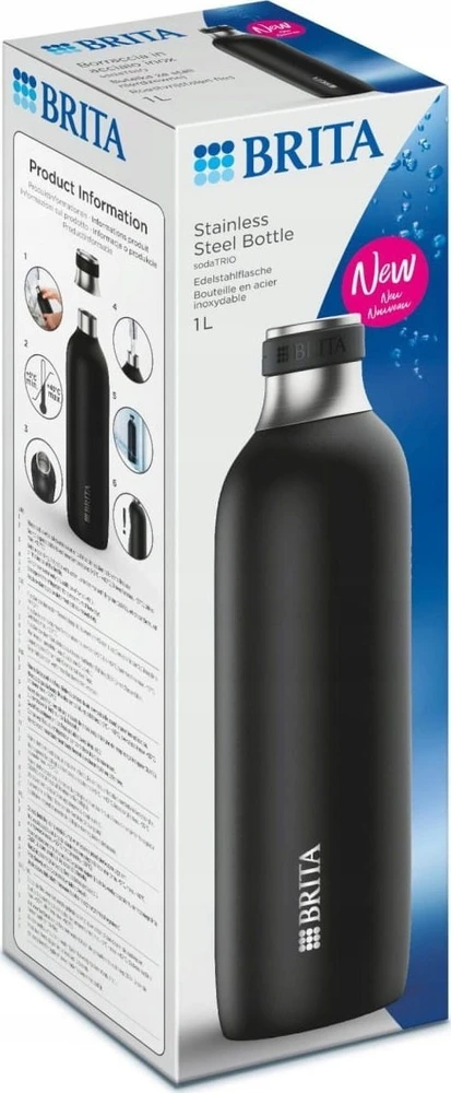 Brita sodaTRIO bottle (1 l; juodas)