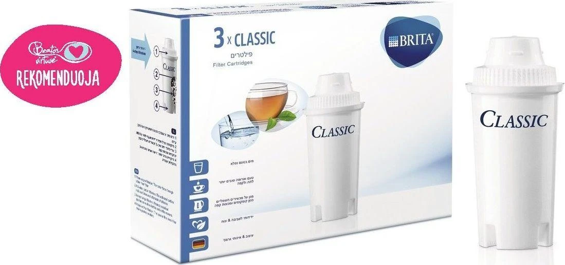 Brita Classic 3-Pack Kasetė 3 vnt