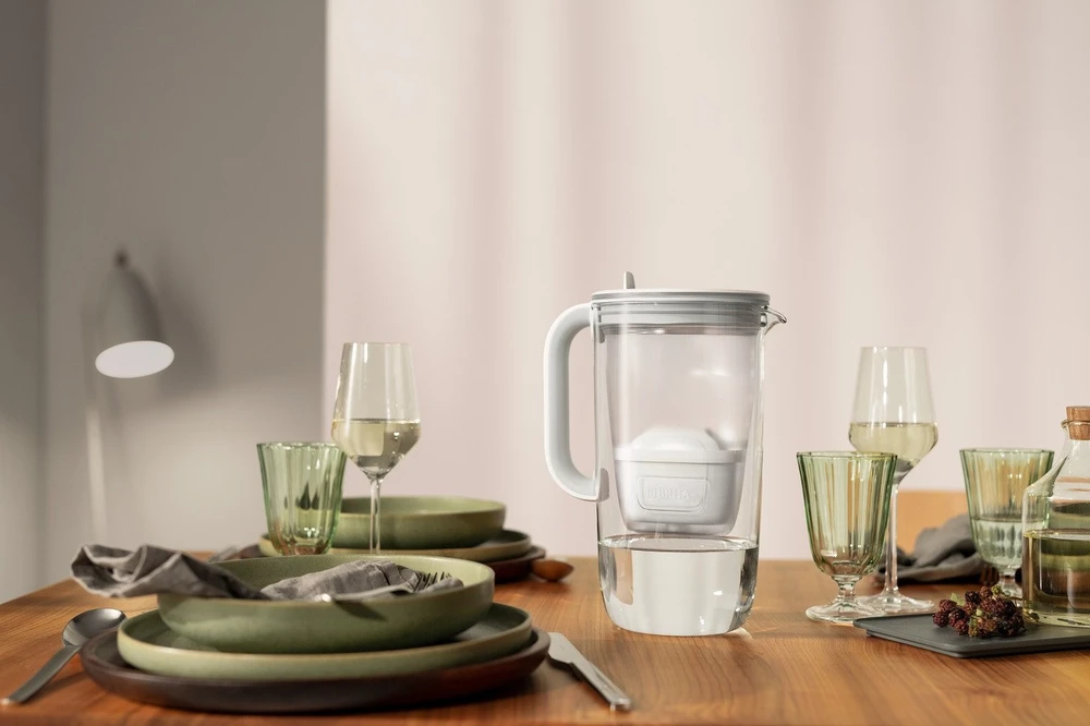 Brita Glass+1 Maxtra Pro PP filter jug (pilkas)