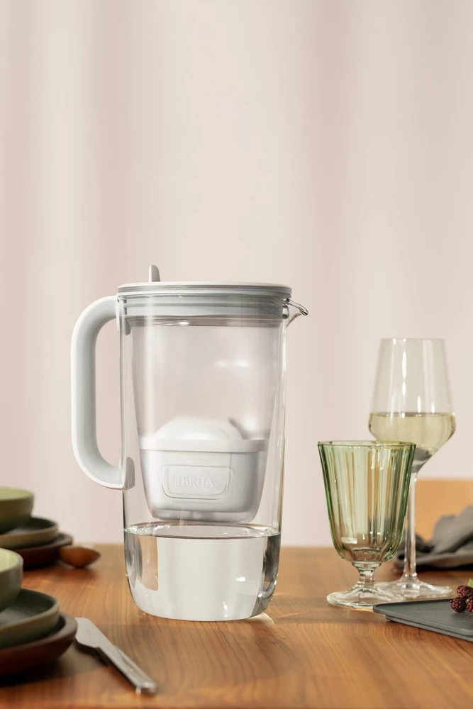 Brita Glass+1 Maxtra Pro PP filter jug (pilkas)