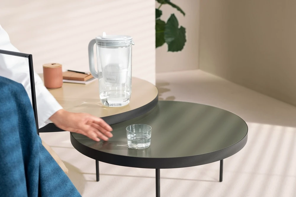 Brita Glass+1 Maxtra Pro PP filter jug (pilkas)