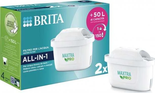 Brita Maxtra Pro All-in-1 vandens filtro kasetės, 2 vnt.