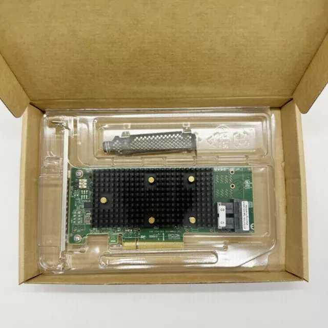 Šakotuvas Kontroler Broadcom Broadcom MegaRAID 9520-8I - Speichercontroller (RAID) - 8 Sender/Kanal - SATA 6Gb/s / SAS 12Gb/s / PCIe 4.0 (NVMe) - Low-Profile - RAID 0, 1, 10, JBOD - PCIe 4.0 x8