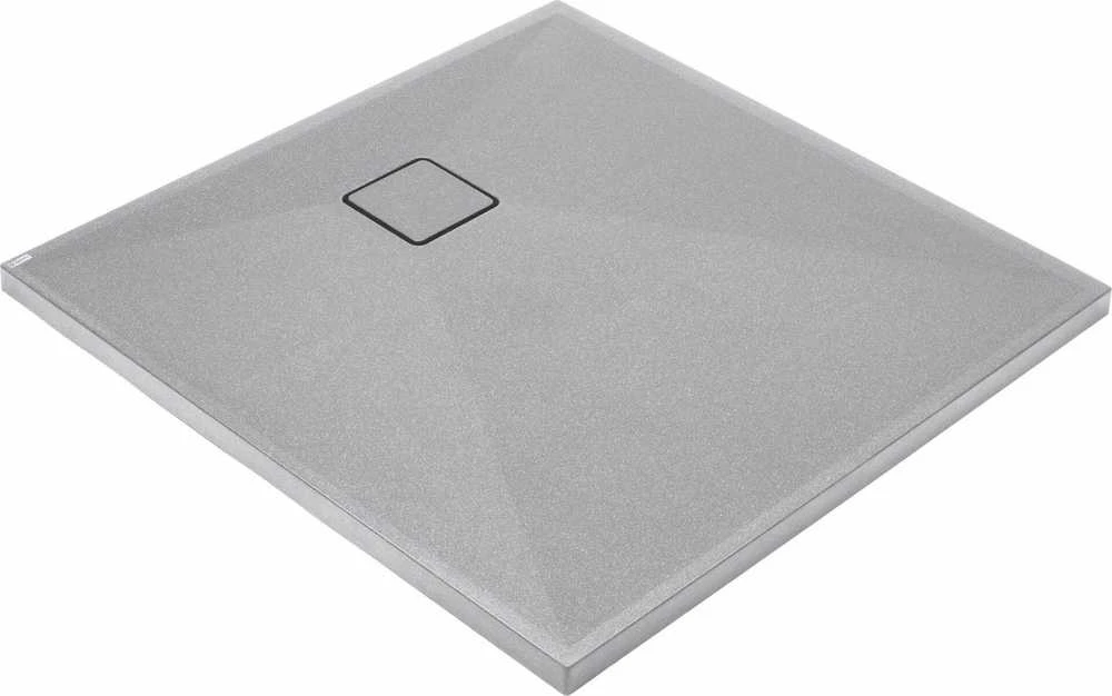 Granitinis dušo padėklas Deante Correo, Metallic pilkas, 80x80 cm
