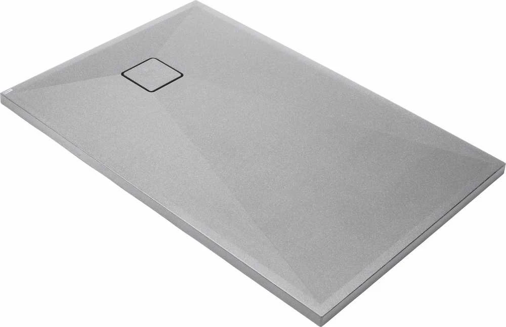 Granitinis dušo padėklas Deante Correo, Metallic pilkas, 100x70 cm