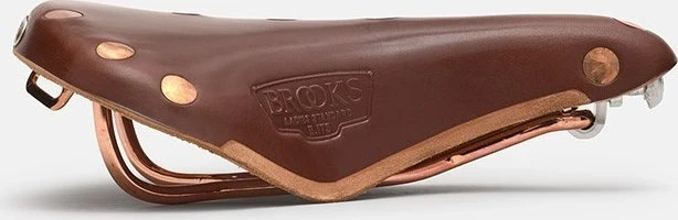 Brooks Balnelis BROOKS B17 SPECIAL SHORT, rudos spalvos, plieniniai lankai, svoris 480 g, linija Leather