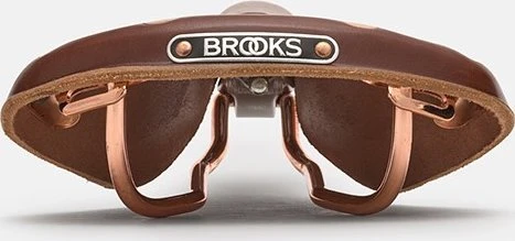 Brooks Balnelis BROOKS B17 SPECIAL SHORT, rudos spalvos, plieniniai lankai, svoris 480 g, linija Leather