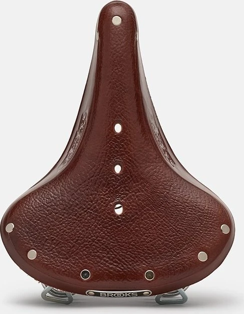 Brooks Balnelis BROOKS B66, rudos spalvos, plieniniai lankeliai, svoris 1050 g, linija Leather (NEW)