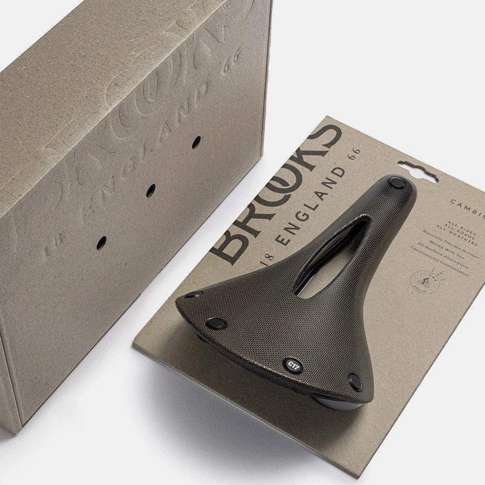 Brooks Balnelis BROOKS C17 CARVED, Rudas, Plieniniai lankeliai, Svoris 446 g, linija Cambium